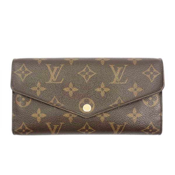 94213 2 Louis Vuitton Portefeuil Sala Monogram Wallet Brown