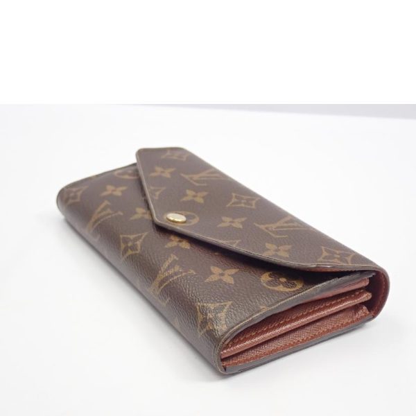 94213 6 Louis Vuitton Portefeuil Sala Monogram Wallet Brown