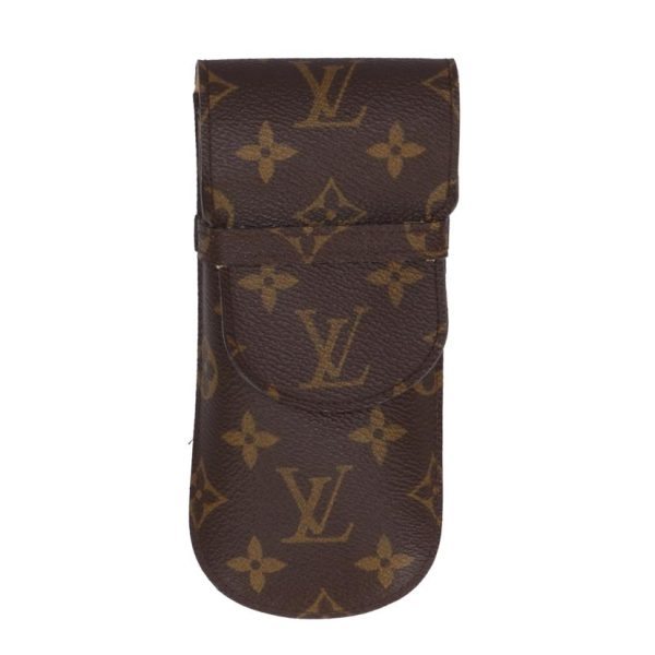 94227 1 Louis Vuitton Etui Lunet Lava Monogram Eyeglass Case Brown