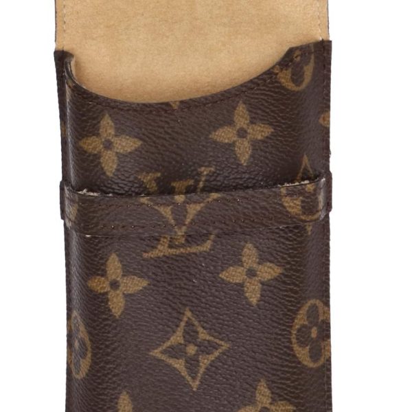 94227 7 Louis Vuitton Etui Lunet Lava Monogram Eyeglass Case Brown