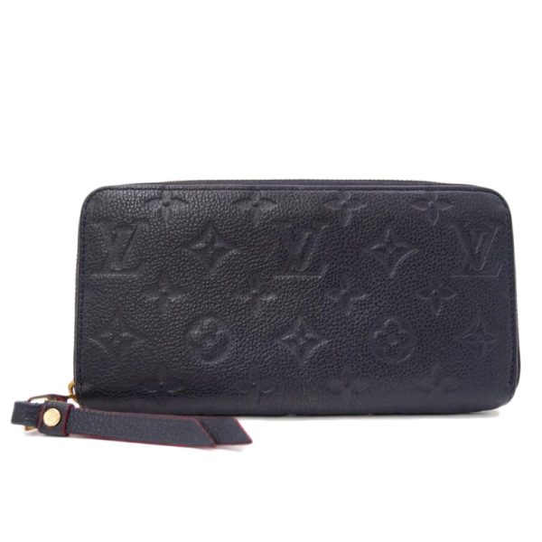 94250 1 Louis Vuitton Zippy Wallet Empreinte Marine Rouge