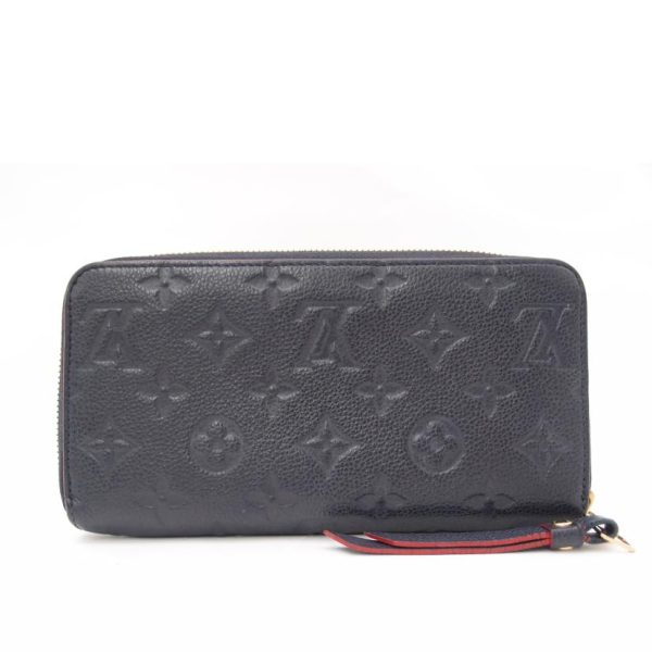 94250 2 Louis Vuitton Zippy Wallet Empreinte Marine Rouge