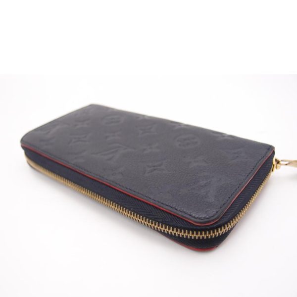 94250 3 Louis Vuitton Zippy Wallet Empreinte Marine Rouge