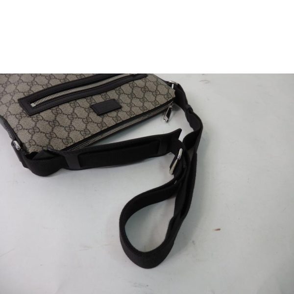 94254 5 Gucci GG Supreme Shoulder Bag Brown