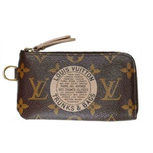 94256 1 Louis Vuitton Monogram Denim Shoulder Bag Porte Epol Leyer MM Blue