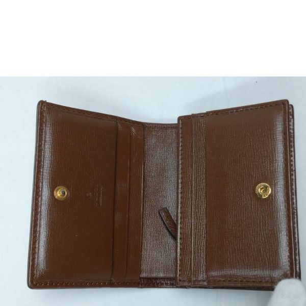 94287 7 Gucci GG Supreme Horsebit Bifold Wallet