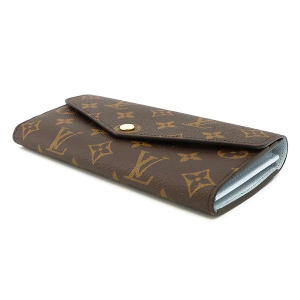 9431720 02 Louis Vuitton Portefeuille Sala NM Long Wallet Monogram Blue Olympe