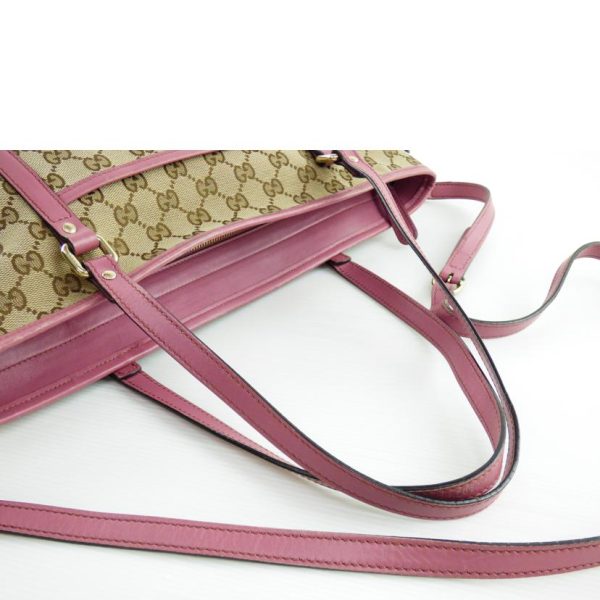 94374 4 Gucci GG Canvas Tote Bag Beige