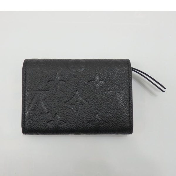 94391 2 Louis Vuitton Rosalie Wallet Empreinte Noir