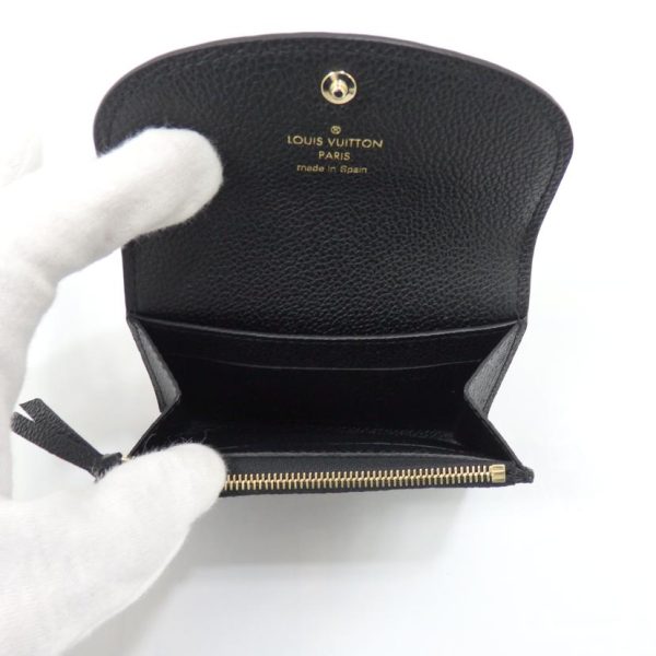 94391 4 Louis Vuitton Rosalie Wallet Empreinte Noir