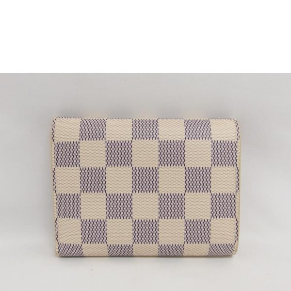 94450 2 Louis Vuitton Victorine Wallet Damier Azur Rose Ballerine