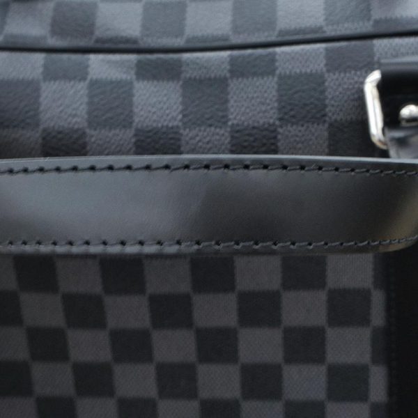 94456 6 Louis Vuitton Yorn Damier Graphite Messenger Bag Black