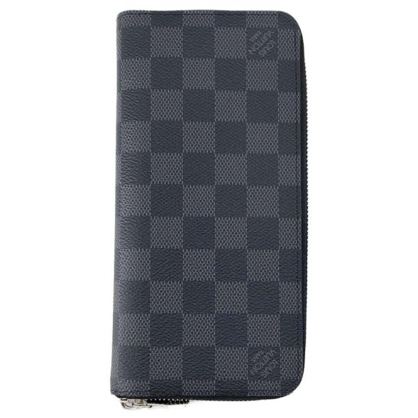 9451612 03 Louis Vuitton Zippy Wallet Vertical Damier Graphite Black