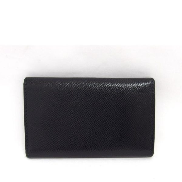 94528 2 Prada Saffiano 6 Key Case Bag Black