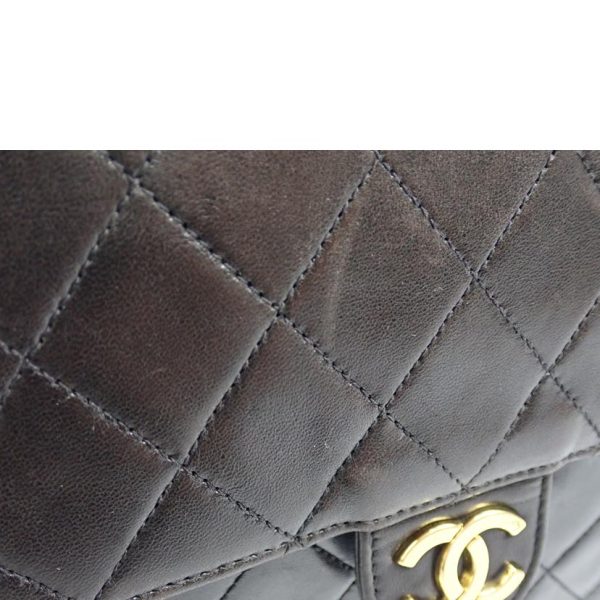 94602 6 CHANEL Matelasse Chain Shoulder Bag Black