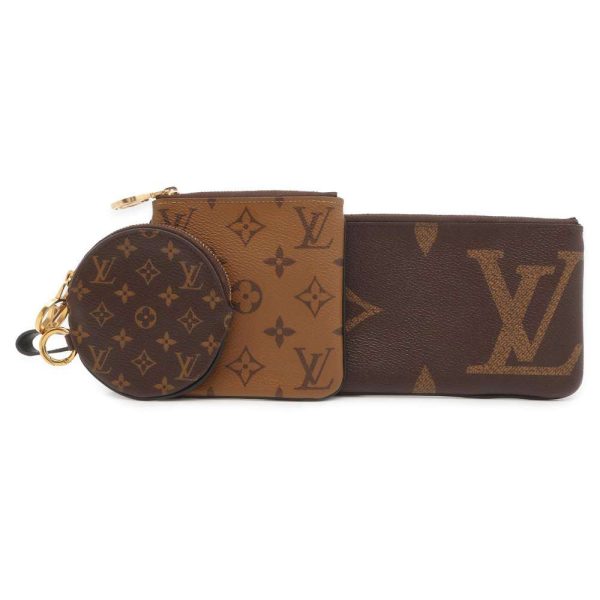 9464414 01 Louis Vuitton Pochette Trio Pouch Monogram Reverse Giant Brown