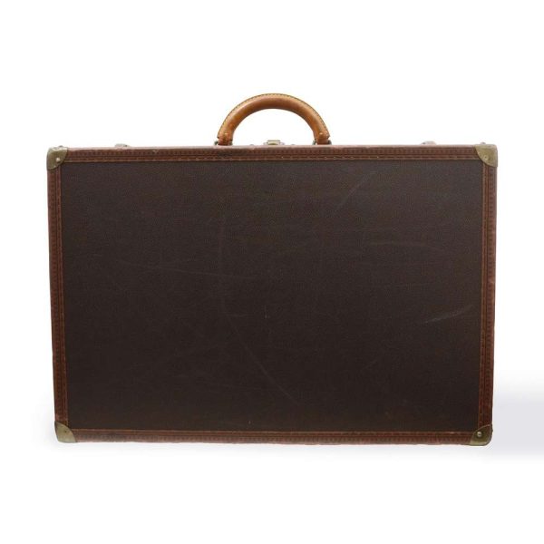 9464872 01 Louis Vuitton Alzer 65 Trunk Travel Bag Brown