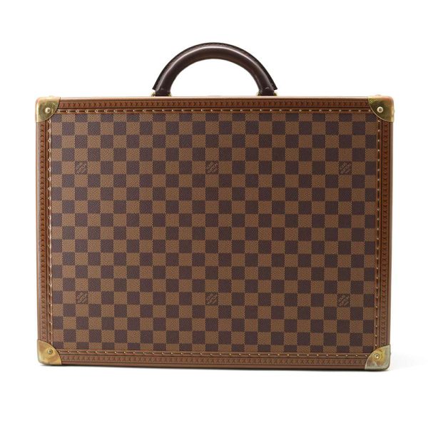 9464940 01 Louis Vuitton Damier Ebene Coteville 45 Trunk Bag Brown