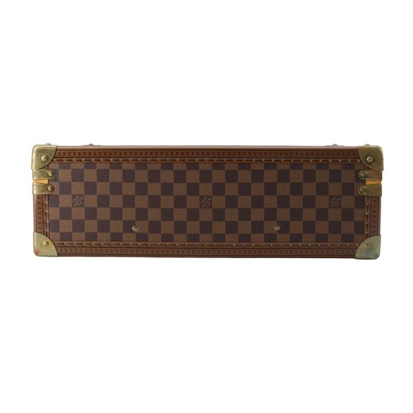 9464940 03 Louis Vuitton Damier Ebene Coteville 45 Trunk Bag Brown