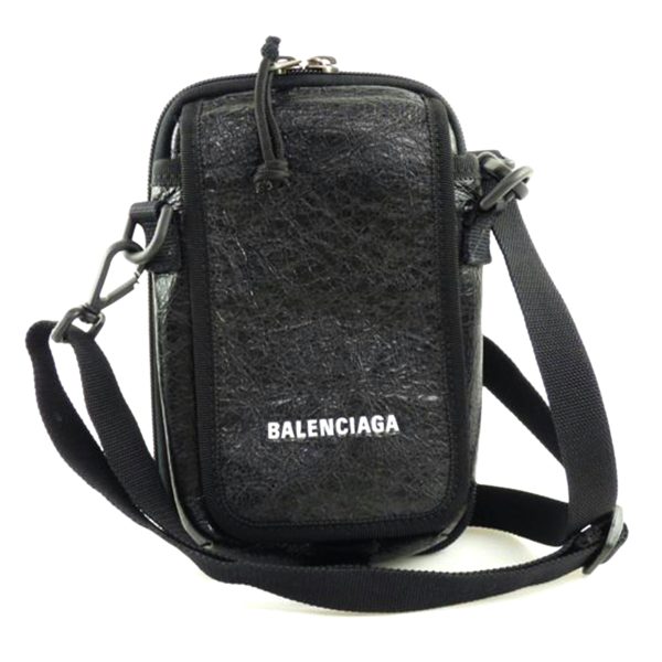 94664 1 Balenciaga Explorer Crossbody Pouch Black