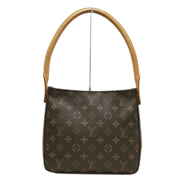 94716 1 LOUIS VUITTON Looping MM Shoulder Bag Monogram Brown