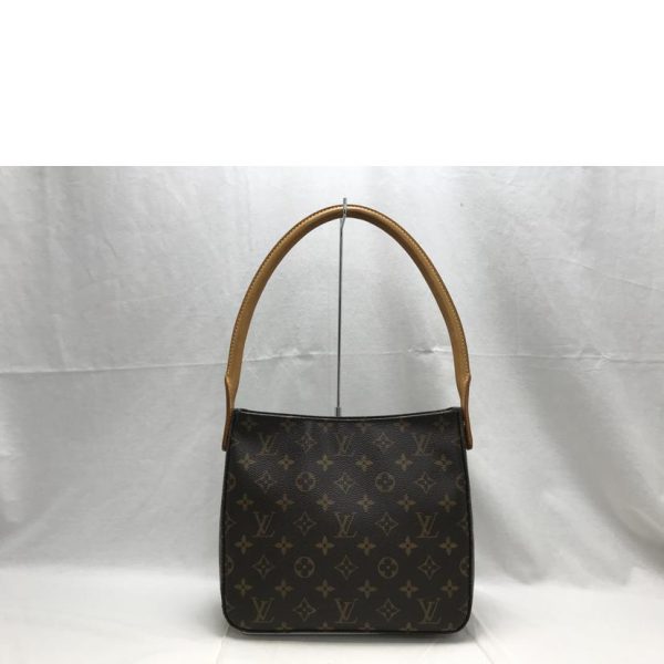 94716 2 LOUIS VUITTON Looping MM Shoulder Bag Monogram Brown