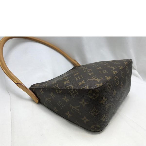 94716 5 LOUIS VUITTON Looping MM Shoulder Bag Monogram Brown