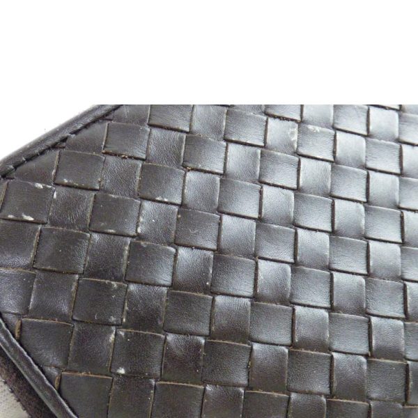 94848 6 BOTTEGA VENETA Intrecciato Round Zipper Long Wallet