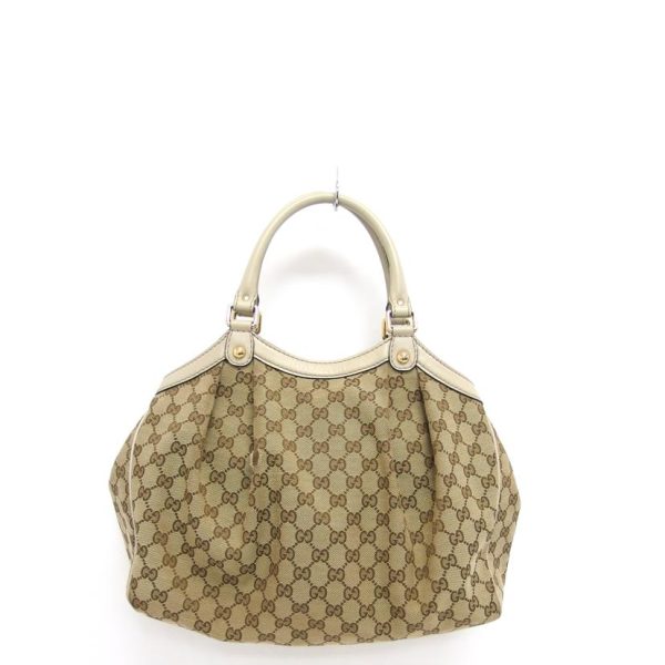 94900 2 Gucci GG Canvas Tote Bag Beige