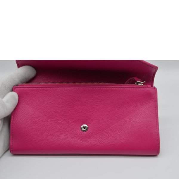 94957 7 Balenciaga Paper Long Wallet Pink