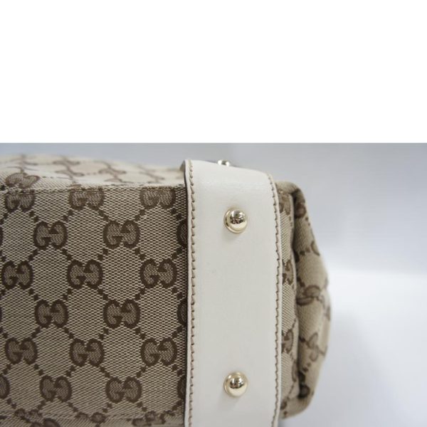 95002 8 Gucci GG Canvas Shoulder Bag Black