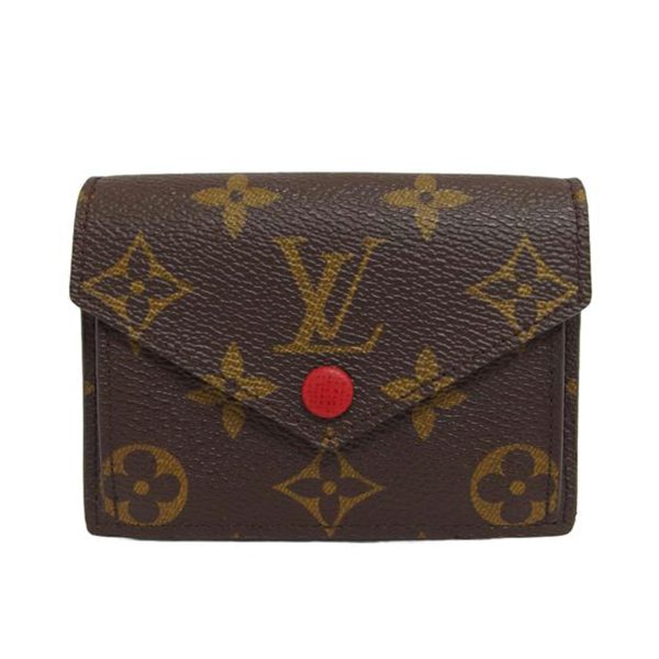 95006 1 Louis Vuitton Portefeuille Marie Monogram Wallet Rouge