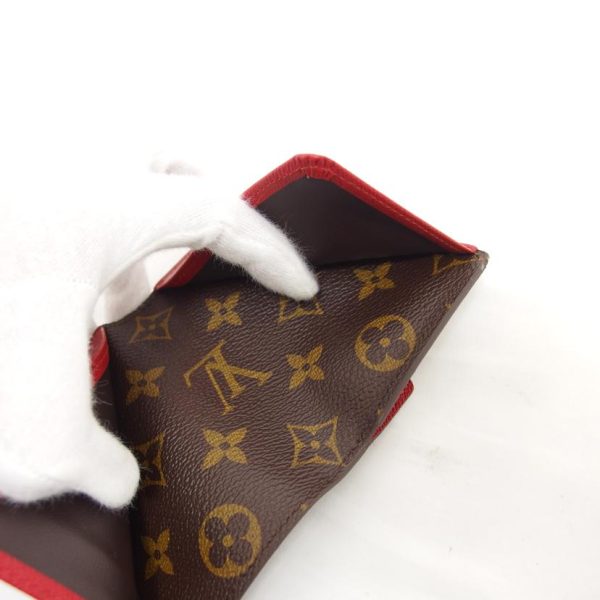 95006 8 Louis Vuitton Portefeuille Marie Monogram Wallet Rouge