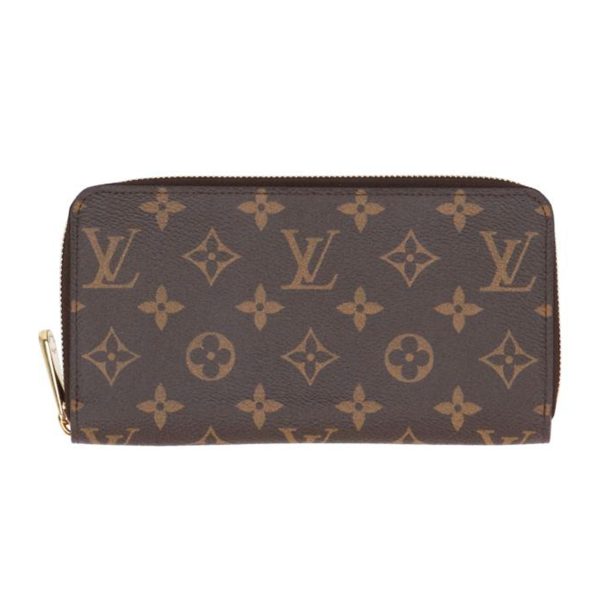 95033 1 Louis Vuitton Zippy Wallet Monogram Wallet Brown