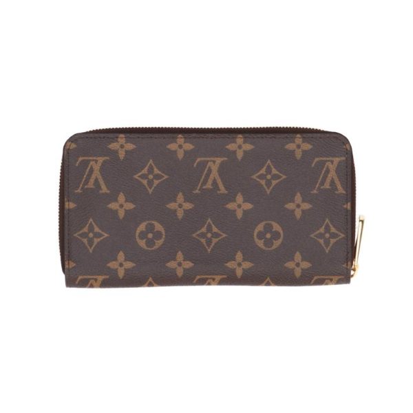 95033 2 Louis Vuitton Zippy Wallet Monogram Wallet Brown