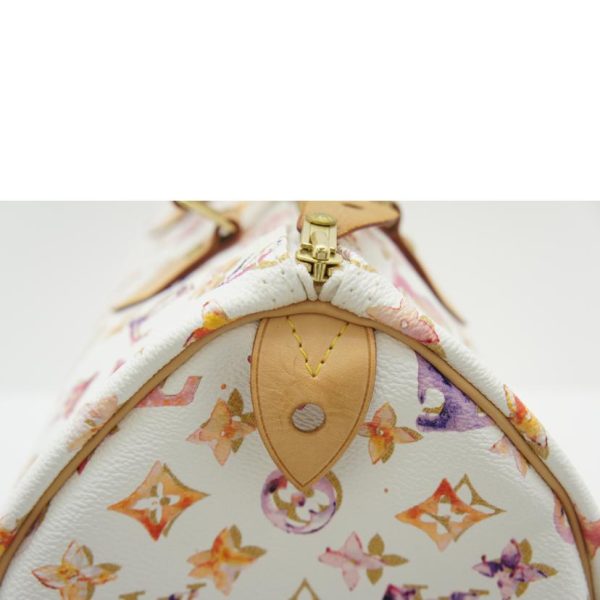 95072 10 Louis Vuitton Speedy 35 Handbag Monogram Watercolor Bronze