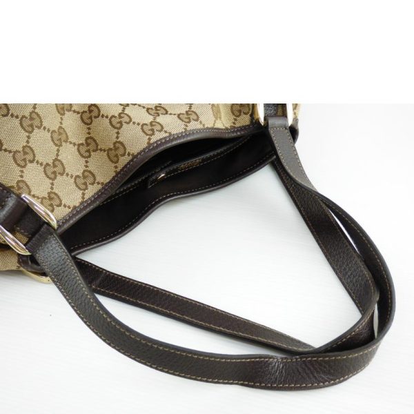 95159 4 Gucci GG Canvas Tote Bag Beige