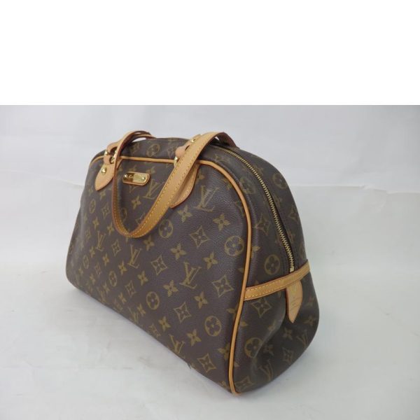 95338 4 Louis Vuitton Montorgueil PM Monogram Bag Brown