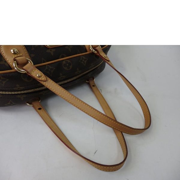 95338 6 Louis Vuitton Montorgueil PM Monogram Bag Brown