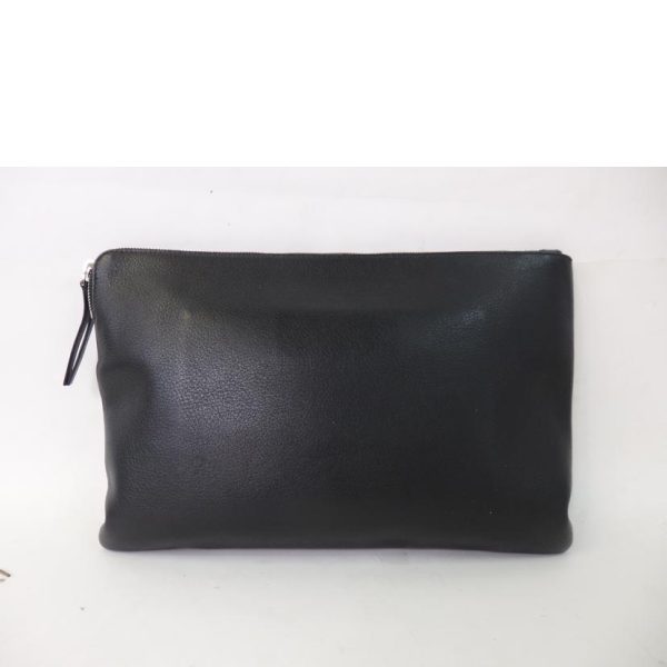 95345 2 Balenciaga Leather Clutch Bag Black