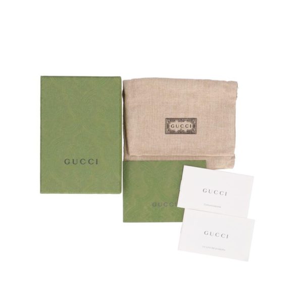 95367 8 Gucci Interlocking G Python Bow Compact Wallet