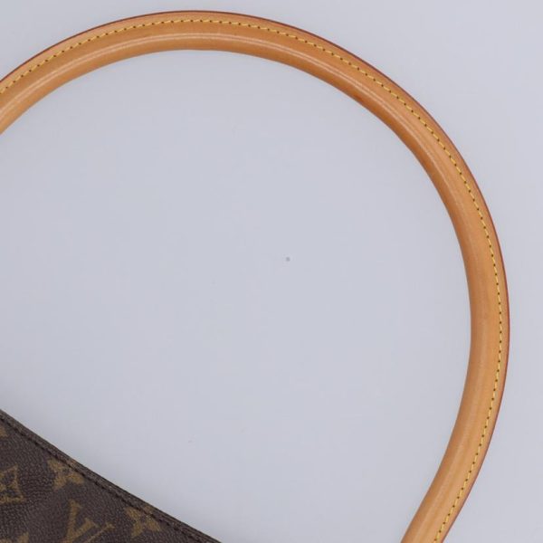 95371 5 Louis Vuitton Looping Monogram Shoulder Bag Brown