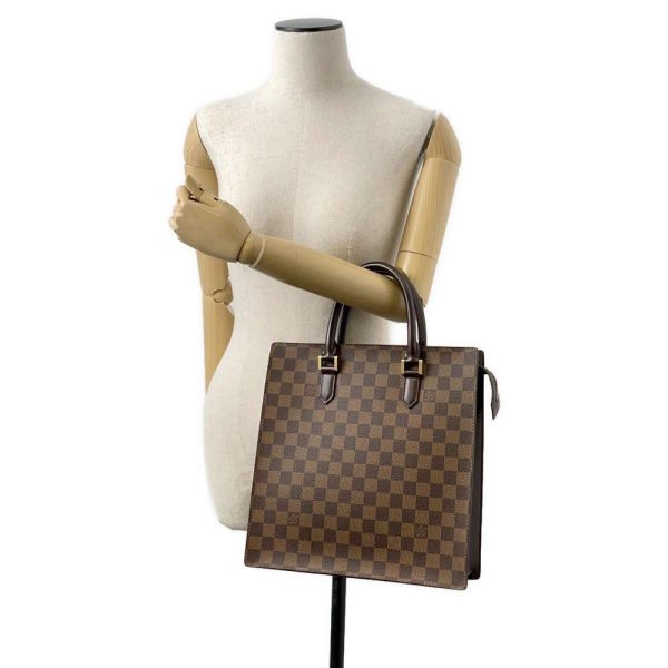 9537736 04 Louis Vuitton Damier Ebene Venice PM Handbag Brown