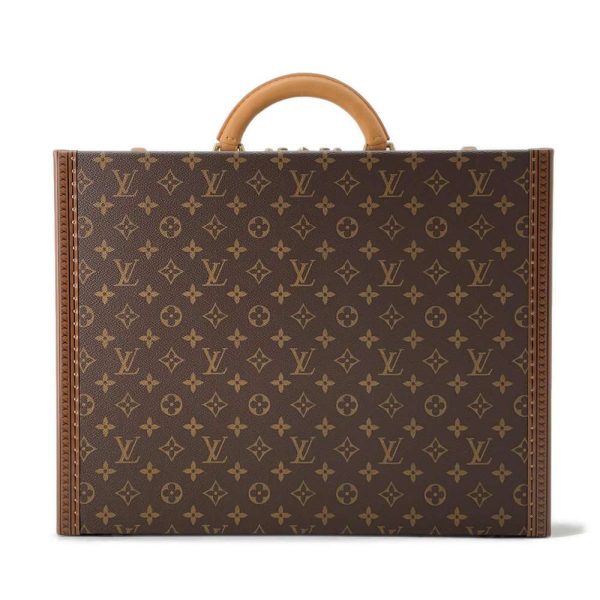 9538306 01 Louis Vuitton President Clasor Trunk Case Monogram