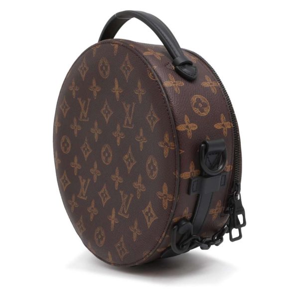 9538429 02 Louis Vuitton Wheel Box Shoulder Bag Monogram Black