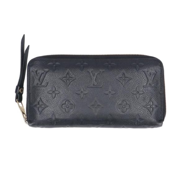 95385 1 Louis Vuitton Zippy Wallet Monogram Empreinte Black