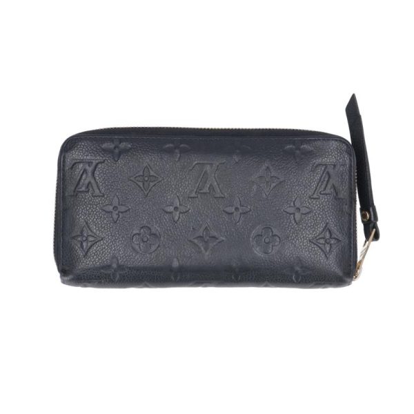 95385 2 Louis Vuitton Zippy Wallet Monogram Empreinte Black