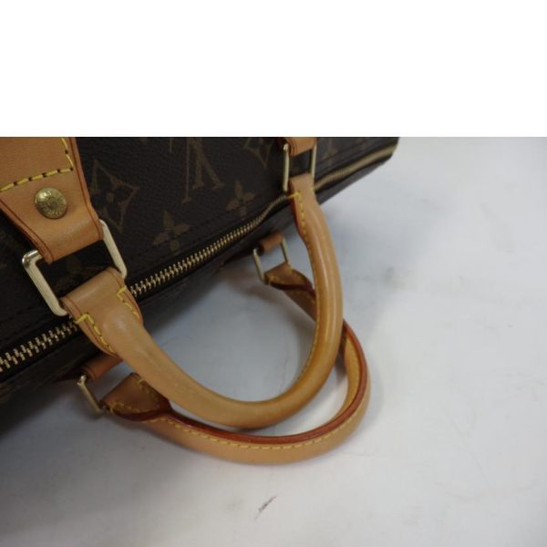 95451 5 Louis Vuitton Speedy Monogram Tote Bag Brown