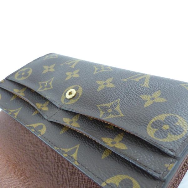 95469 7 Louis Vuitton Sala Wallet Monogram Brown