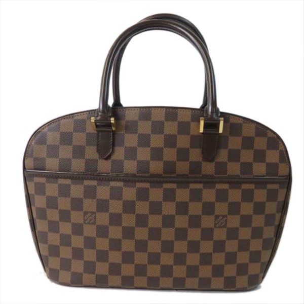 95475 1 Louis Vuitton Saria Horizontal Damier Handbag Brown